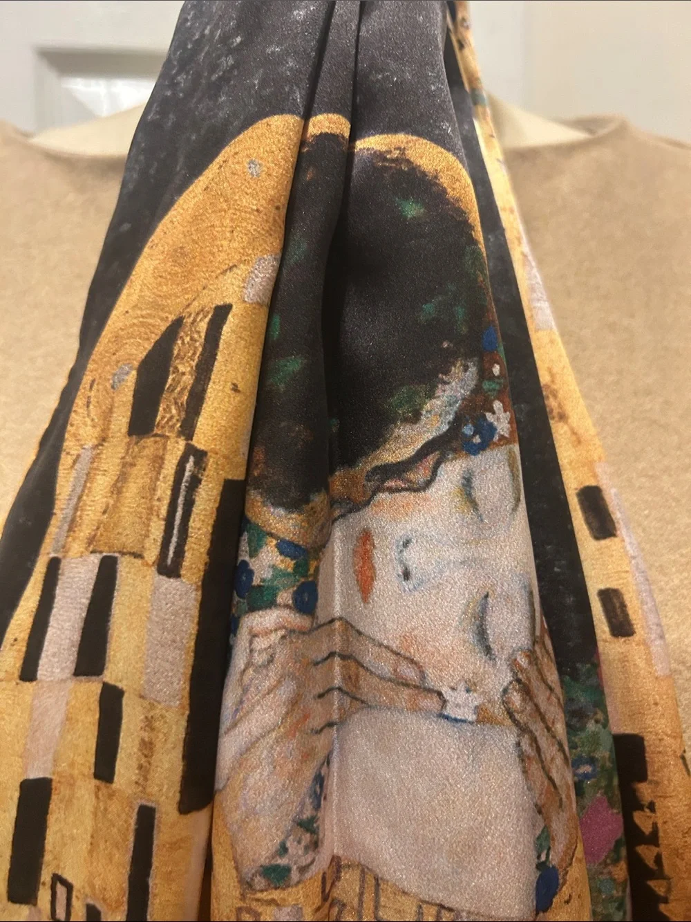 Gustav Klimt “The Kiss” Silk Scarf